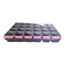 Carry Tray with 24 x 7 cm x 7 cm Square Pots