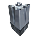 Square Pots with Grooves