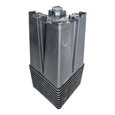 Square Pots with Grooves