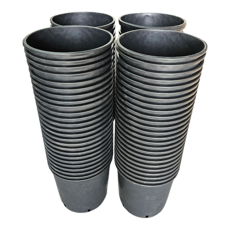 tall narrow plastic plant pots Pasquini Shrub Pots – Durable Nursery Containers